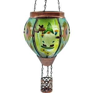 Solar Hot Air Balloon Lantern with Flame, Solar Hot Air Balloon Waterproof Lantern for Garden Farmhouse Decoration (GardenGnome)