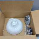 FEMILA Pendant Lights for Kitchen Island, 11" Farmhouse Hanging Light Fixture with Adjustable Height, Clear Glass Shade, Oil Rubbed Bronze, Vintage Pendant Lighting, 4FY09MP ORB