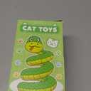 Retro Shaw 14" Large Crinkle Snake Cat Toy, Catnip & Silvervine Infused, Durable Chew Resistant Plush for Aggressive Chewers, Realistic Stuff Snake Interactive Kicker Toy for Large Indoor Cats
