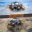STEMTRON Amphibious Remote Control Car Toys for Boys 2.4 GHz 1:16 All Terrain Off-Road RC Car Waterproof RC Monster Truck Kids Pool Toys Remote Control Boat Gifts for Kids Boys