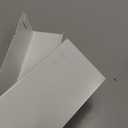 Galvanized Steel Left and Right Endcaps for Redants Baseboard Heater Covers, Rust-Resistant