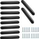 Padded Armrests for Wheelchair, Universal Arm Pads Replacement Black 13-7/8" Suitable for Most Brands of Wheelchairs(13-7/8"(10pcs))