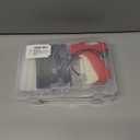 2 x Fine Stitch Gun for Clothes, Stitch Gun Quick Clothing Fixer with 2 Needles & 5000 Micro Fasteners(2500 Black & 2500 White),Tagging Gun, Hemming Gun Red