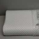 Cervical Pillow for Neck Pain Relief, Contour Memory Foam Pillows for Sleeping, Odorless Ergonomic Pillow Adjustable Orthopedic Cooling Pillow Bed Pillow Neck Support for Side Back Stomach Sleepers (Blue)