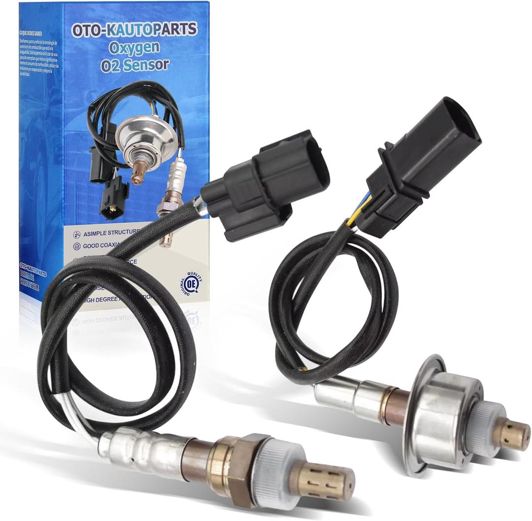 OTO-K 234-5029 234-4238 O2 Oxygen Sensor Upstream Downstream 2Pcs Compatible with KIA Sorento Optima Rando Forte 5 Koup 2.0L 2.4L & Hyundai Tucson Sonata Santa Fe 2.0 2.4