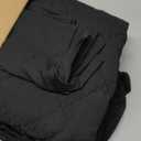 Monbix Queen Comforter Set - 7 Pieces Cationic Dyeing Black Bed in a Bag Queen Bedding Sets with Comforter, Sheets, Pillowcases & Shams, Reversible Bedding Comforters Sets