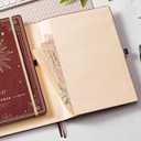 2026-2027 Planner - Academic Planner 2026-2027, 9" x 11", Jul. 2026 - Jun. 2027, Weekly and Monthly Planner 26-27, Leather Cover with Thick Paper, Back Pocket - The Sun (Reddish Brown Sun)
