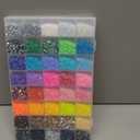 50000Pcs 40 Colors Jelly Rhinestones for Bedazzling, 3mm Multicolor Resin Flatback Gems for Diamond Art, Bedazzler Kit with 3Pcs 10ml B7000 Jewelry Glue for Bedazzle Thing Crafting Book Nail Art