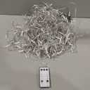 suddus String Lights Indoor Bedroom Connectable, 33ft 100 Led Multicolor Christmas Light Outdoor Clear Wire, Plug in Fairy Lights with Remote for Classroom Dorm Decorations