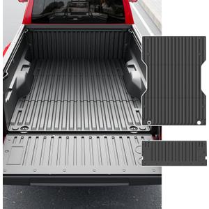powoq 6FT Truck Bed Mat Compatible with 2024-2026 Toyota Tacoma Bed Liner Tailgate Mat TPE Bed Mat Truck Liner Replacement for 2024 2025 2026 Toyota Tacoma Accessories