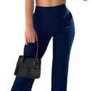 LIVECLOTH Pants for Women High Waist, High Waist Long Straight Leg Pants Size XL
