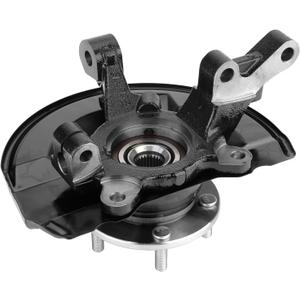 Front Steering Knuckle & Wheel Bearing Hub Assembly For Dodge Caliber 2007-2012,Jeep Compass 2007-2017,Patriot 2007-2017,Left Driver Side Replaces # 698-411,5085703AF,5085703AG, 5085703AH