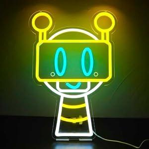 Game Neon Sign for Wall Decor, Led Lights for Party Decorations, Dimmable Game Neon Light Wall Decor, Christmas Birthday Gifts for Adult Kids10.9 * 15.7Inch