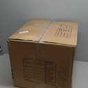 Warmrest 2Pack Waterproof Dog Bed Medium Size Dogs, Plush Cushion & Orthopedic EggCrate Foam Mattress for Senior Dogs, Washable Dog Crate Bed with Removable Cover, Dark Grey