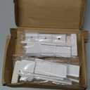 Marsui Earring Display Stands for Selling Set Wood T Bar Earrings Display Stand Holder for Jewelry Necklaces Bracelet Earrings Showroom Trade Display (White, 12 Pcs)