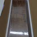 RICHER HOUSE 5 Set Floating Shelves for Wall Decor, Wall Mounted Book Shelf, Nursery Shelves Picture Ledge Shelf with Lip for Wall Storage, Bedroom, Living Room, Bathroom - Brown (5pcs*15.75in, Brown)