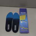 Plantar Fasciitis Insoles for Men Women - Orthotics Inserts, Shoe Insoles Arch Support Flat Feet Inserts Work Boot Insole (Mens 10-10 1/2 | Womens 12-12 1/2) (Blue)