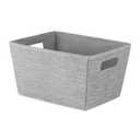 7.5 x 13 x 10 in. Shelf Tote Stackable Storage Bin Gray - Pack of 2
