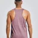 MIER Men's Sleeveless Workout Shirts Quick Dry Swim Athletic Gym Running Muscle Beach Tank Tops for Men (L)