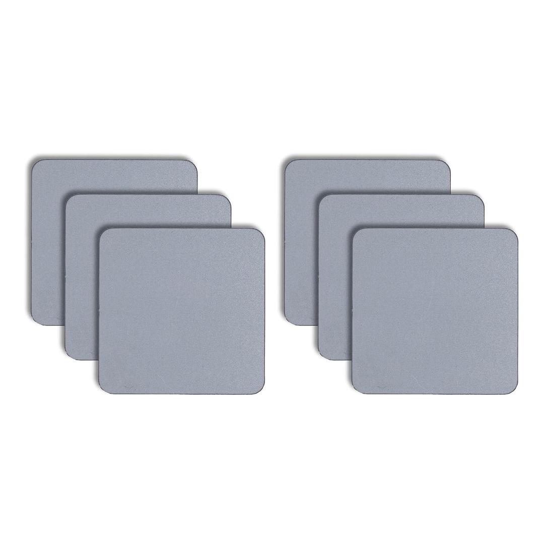 Tie Down 6 Pack 3" x 3" x 1/8" Steel Plates 11 Gauge A36 Carbon Steel Made in USA Weldable Steel for DIY, Bracing, and Mounting
