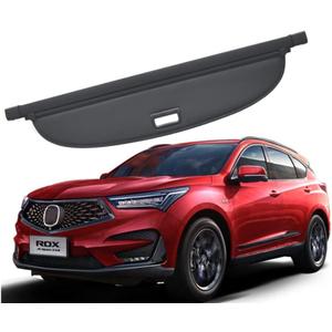 Rear Trunk Cargo Cover Compatible for 2019 2020 2021 2022 2023 2024 2025 2026 Acura RDX Accessories Retractable Cargo Luggage Security Shade Cover