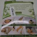 MERITLIFE Premium 100% Waterproof Full Size Mattress Protector Double Mattress Cover Cooling Breathable Mattress Pad Cover Fitted Up 8"-21" Vinyl-Free Noiseless Washable (White, Full 54"x75")