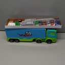 Carrier Truck Race Track Toddler Toys, Foldable 3 Layer Toddler Track Playset, Dinosaur Toy Truck Transport Car Carrier & 8 Race Cars, Truck Car Kids Toy Gifts for Age 3 4 5 6+ Year Old Boys Girls