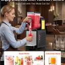 VEVOR Slushie Machine, 6L/1.6Gal Commercial Slushy Maker, Frozen Drink Maker with Self-Cleaning, Margarita Machine for Restaurants Bars Party for Slushie, Margaritas, Milkshake & More