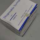 Syringes 1ml 30G 1/2" 13mm Needle U-100 1cc Syringe Disposable Lab Supplies, 100 Pack