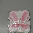 Neyeidru Bow Birthday Decorations Banner - 4Pcs Pink Bow Banner for Coquette Birthday Decorations Bow Garland Bunting for Girls Bow Party Decor Favor Supplies