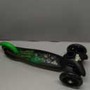 Voyager - Self Balancing Kick Scooter with Light Up Wheels, Extra Wide Deck, 3 Wheel Platform, Foot Activated Brake, 75 lbs Limit, Kids & Toddlers Girls or Boys, for Ages 3 and Up (Monster Jam)