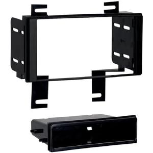 Metra Electronics 99-7616 Single/Double DIN Installation Kit for Select 2012-UP Nissan Rogue Vehicles,Black