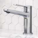 KRAUS Indy Single Handle One Hole Bathroom Sink Faucet in Chrome, KBF-1401CH