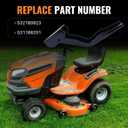 Black Support Bracket 532180923 Compatible with Lawn Tractor Bagger Husqvarna Models, Replacement Part 531168201