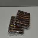 Wooden Soap Dish for Shower,Set of 2 Shower Soap Holder,Self draining Bar Soap Holder for Bathroom, Homemade Soaps Saver Natural Soaps Tray, Vowupt (Brown)