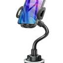 Car Cup Holder Phone Mount, Sopownic Cup Phone Holder for Car Universal Adjustable Gooseneck Car Phone Holder for iPhone 11 Pro/11/X/8/7/6s/ Galaxy S10/S9/Note 10/9/8 GPS and More