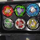 Battle Spinning Top Set with 12 Colorful Tops, Launchers and Accessories, Combat Game Collection