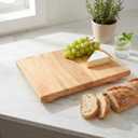 Bucherry Wood Butcher Block Cutting Board with Feet for Kitchen, 11.8 Inch Square Chopping Block Cutting Board for Meat Vegetables Charcuterie, Countertop Riser and Tabletop Display 1.78 Inches Thick