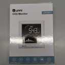 CO2 Monitor Carbon Dioxide Detector for Home, 3 Adjustable Volume for Alerts & 3 Adjustable Backlight, Photoacoustic Sensor for Temperature Humidity & Indoor Air Quality Monitor (White)