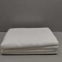 BRILLMAX 4 Pack White Tablecloths 90 x 132 Inch for 6ft Rectangle Tables - 150 GSM Polyester Fabric, Floor Length Drop, Water, Stain & Wrinkle Resistant Cloth Cover for Wedding Reception Banquet