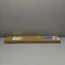 100% Privacy L-Shaped Blades Mini Blinds for Indoor Windows 1" Vinyl Cordless Window Blinds for Home, 30" W  72" H - White