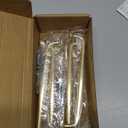 Ravinte 5 Pack 6-1/4 Inch Brushed Brass Kitchen Cabinet Handles Solid Zinc Alloy Cabinet Pulls Cupboard & Drawer Handles