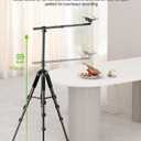 Elitehood Phone Tripod for Overhead Video Recording Updated Horizontal 59-inch Adjustable Tripod for iPhone with 25in Long Extendable Arm, 360 Rotation iPhone Stand Holder for Overhead Recording