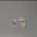 Universal Replacement mounting Brackets for Roller Blinds (Top Rail Spring BuckleBeige) (Type 1 Beige)