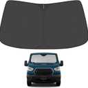 Proadsy for Ford Transit 2015-2024 2025 2026 Windshield Sun Shade 4-Layer Foldable Front Sunshade Protector Sun Visor Blocks UV Rays Keep Car Cooler
