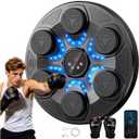 Hlthair Music Boxing Machine with Gloves for Adults and Kids | Upgraded Large Size, 12 Modes 12 Speeds, Wall Mounted Music Punching Machine, Bluetooth Sync, Dynamic LED, Audio FeedbackMusic Boxing Machine with Gloves for Adults and Kids
