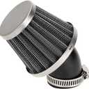 HIAORS 38mm Bent Rubber Tube Air Filter Cleaner for 110cc 125cc CRF SSR Sunl Taotao Pit Dirt Bike ATV Quad