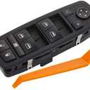 ZAPOSTS Power Window Switch,8 PINS +13 PINS Check Required,Fits for Dodge Dart 2013-16.Replaces 68271203AB 68271203AA 56046568AC.Driver Side Control Door vidrios Master Switch.(Green Light)