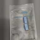 TechMatte Female USB C to Male Lightning Adapter 2 Pack 2.2A Charging Data Transfer, Compatible with iPhone 14, 13, 12, 11 Xs SE iPad iPod AirPods, Not for Audio Headphones/OTG Android Anti-Lost, Blue