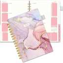 2026 Planner -Weekly and Monthly Planner, Calendar Planner 2026 for Women, AIMPEAK Weekly Planner 2026 with Tabs, Jan. 2026 - Dec. 2026, Pen Loop, Pink Marble, 7.5" x 10"